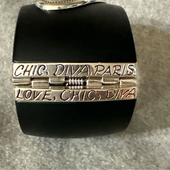 Brighton Black and Silver Heart Bracelet - Picture 3 of 5